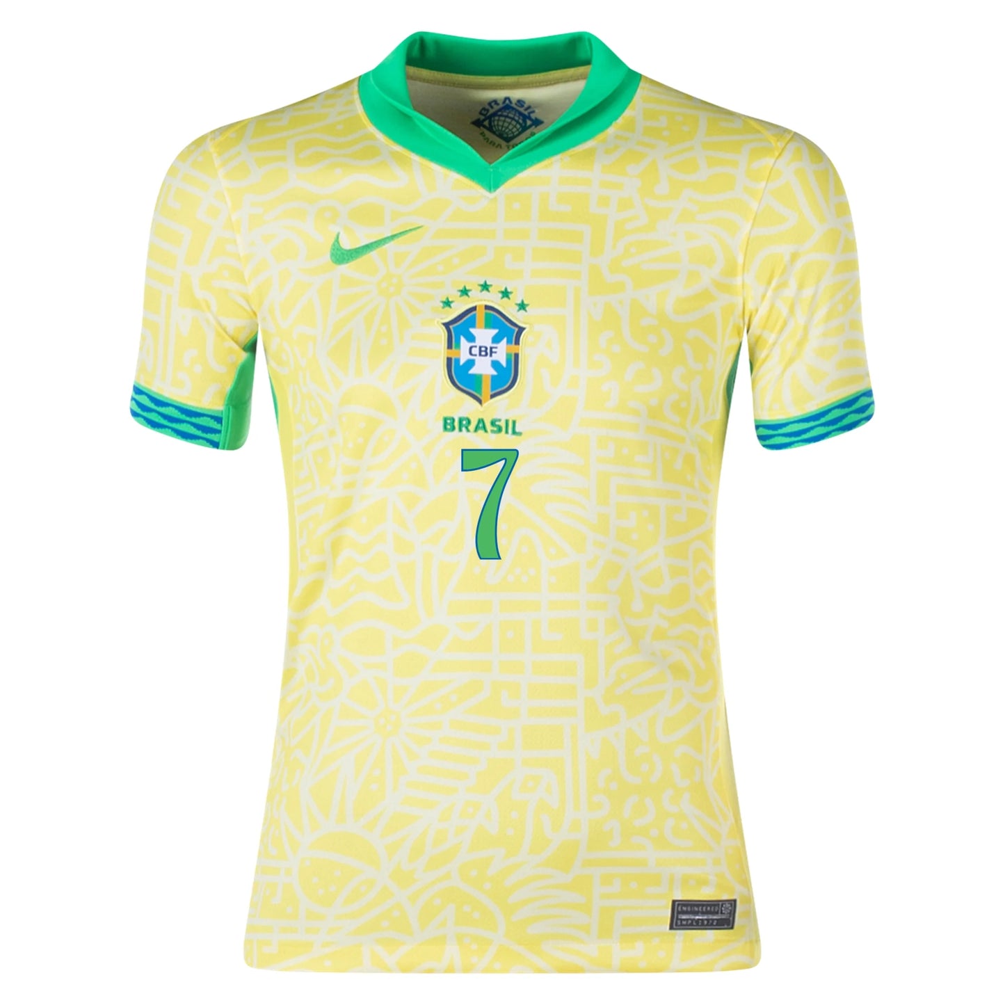 Vinicius Junior Brazil  Home Jersey Copa 2024